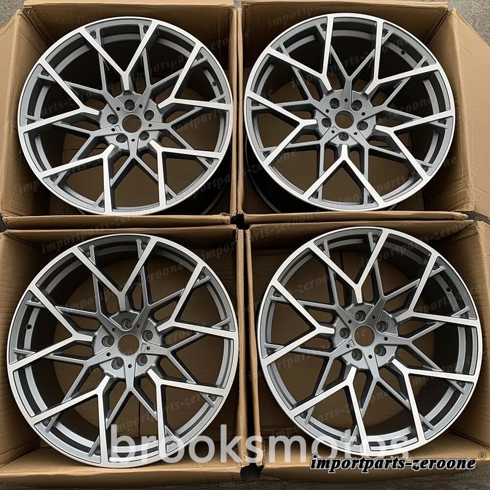 テスラ　モデルX ホイール　22インチ 22インチフォージドニュースタイルグレーホイールテスラモデル X 22x9