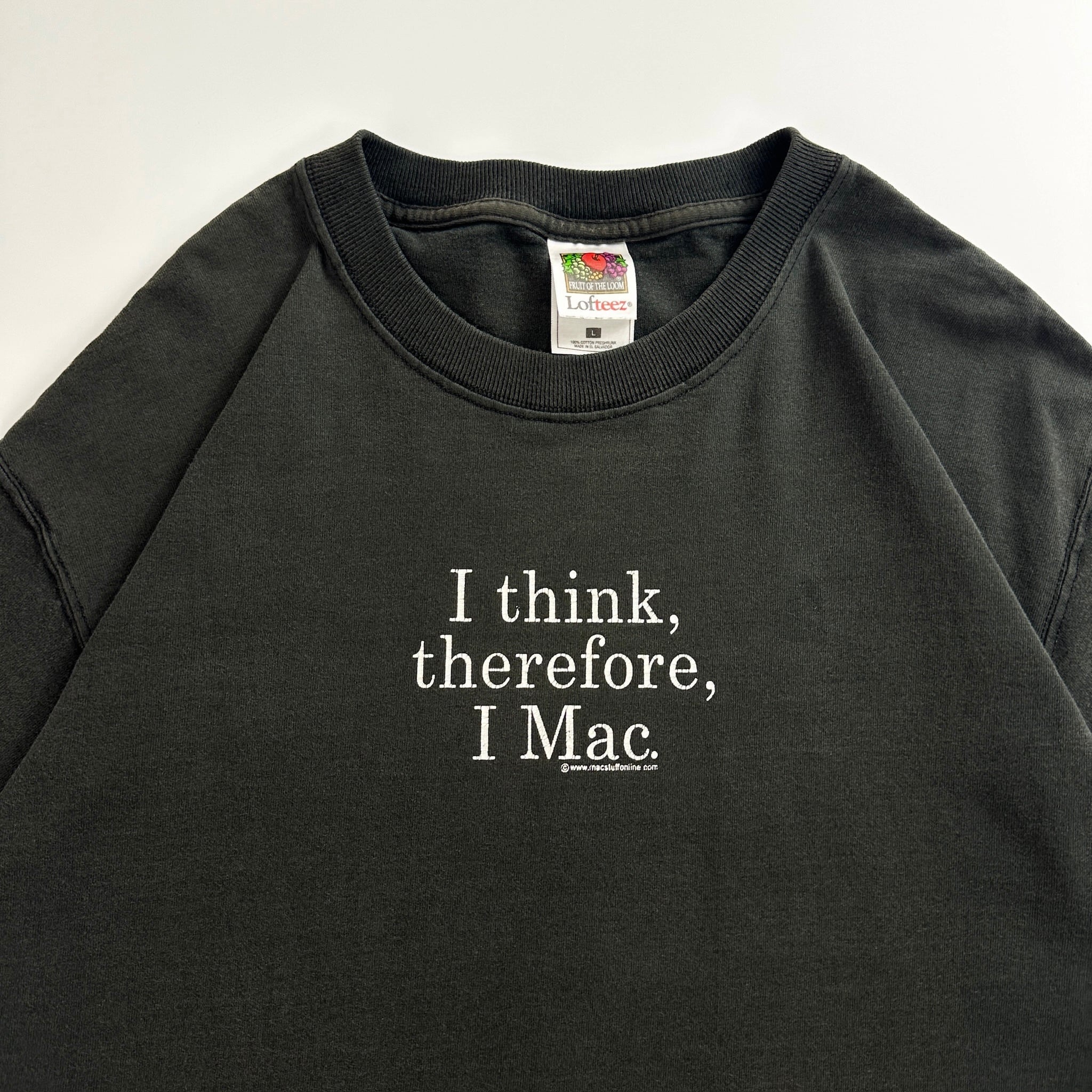 00s Apple Think Therefore I Mac Tee
