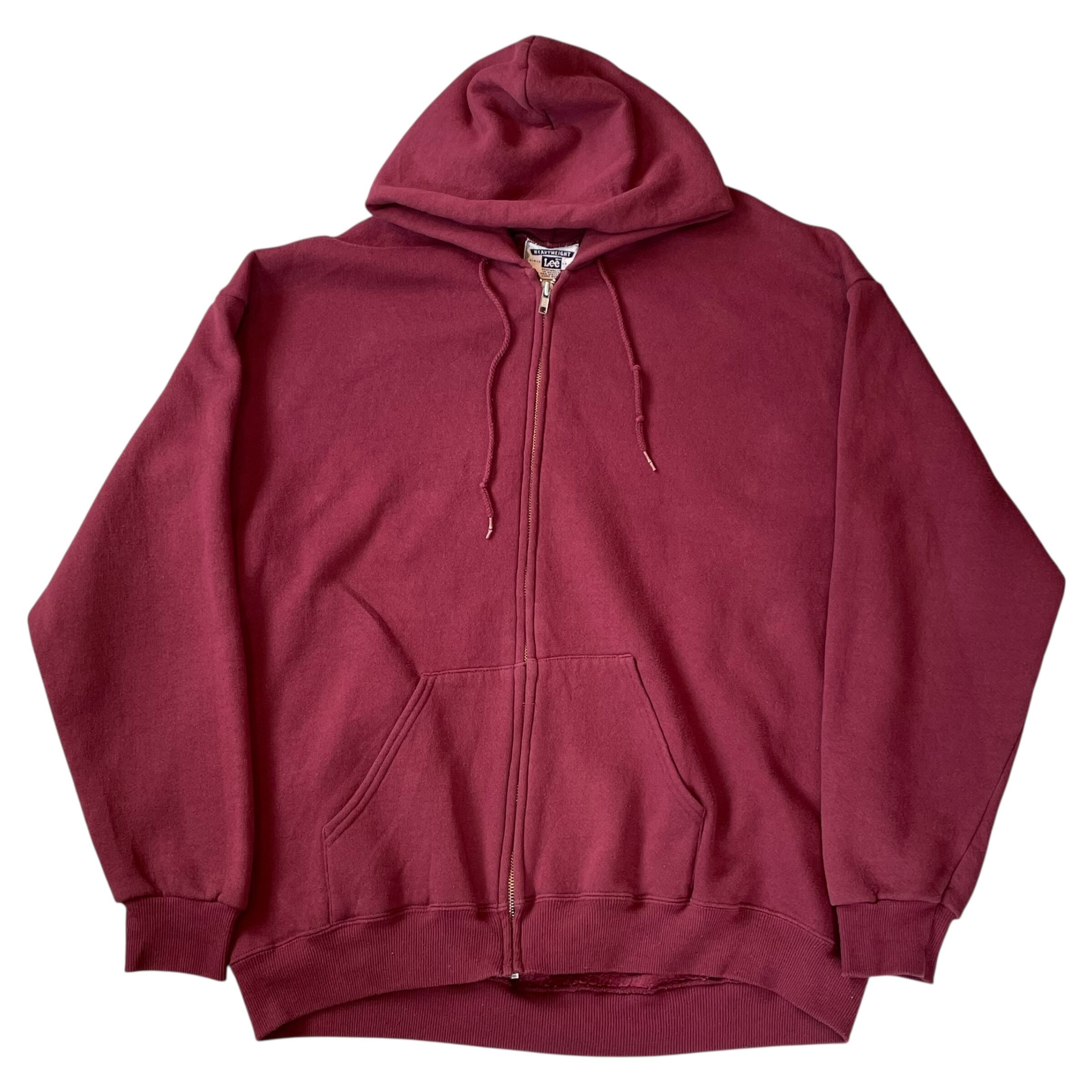 90s Lee "Burgundy" full zip hoodie