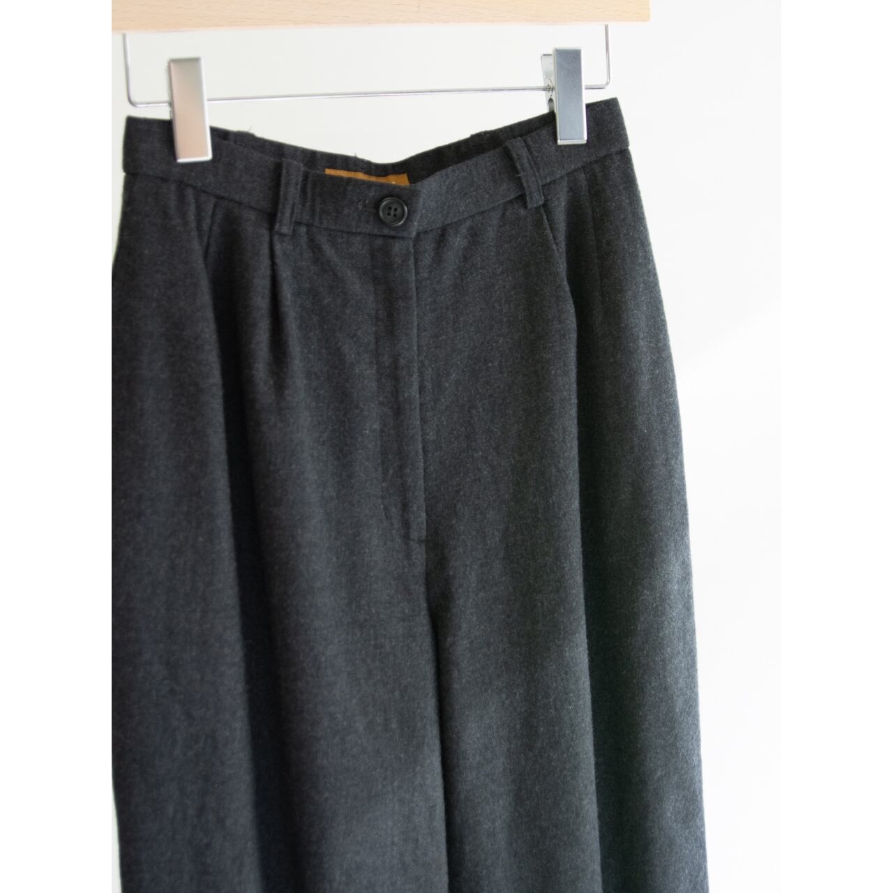 【LANCEL】Made in Japan Wool-Nylon Stretch 2tuck Pants（ランセル 日本製 ウールナイロンストレッチ ツータックパンツ）
