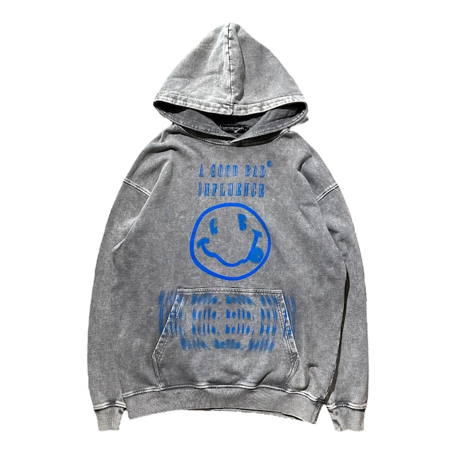 【A Good Bad Influence】GB SMILE LOGO HOODIE