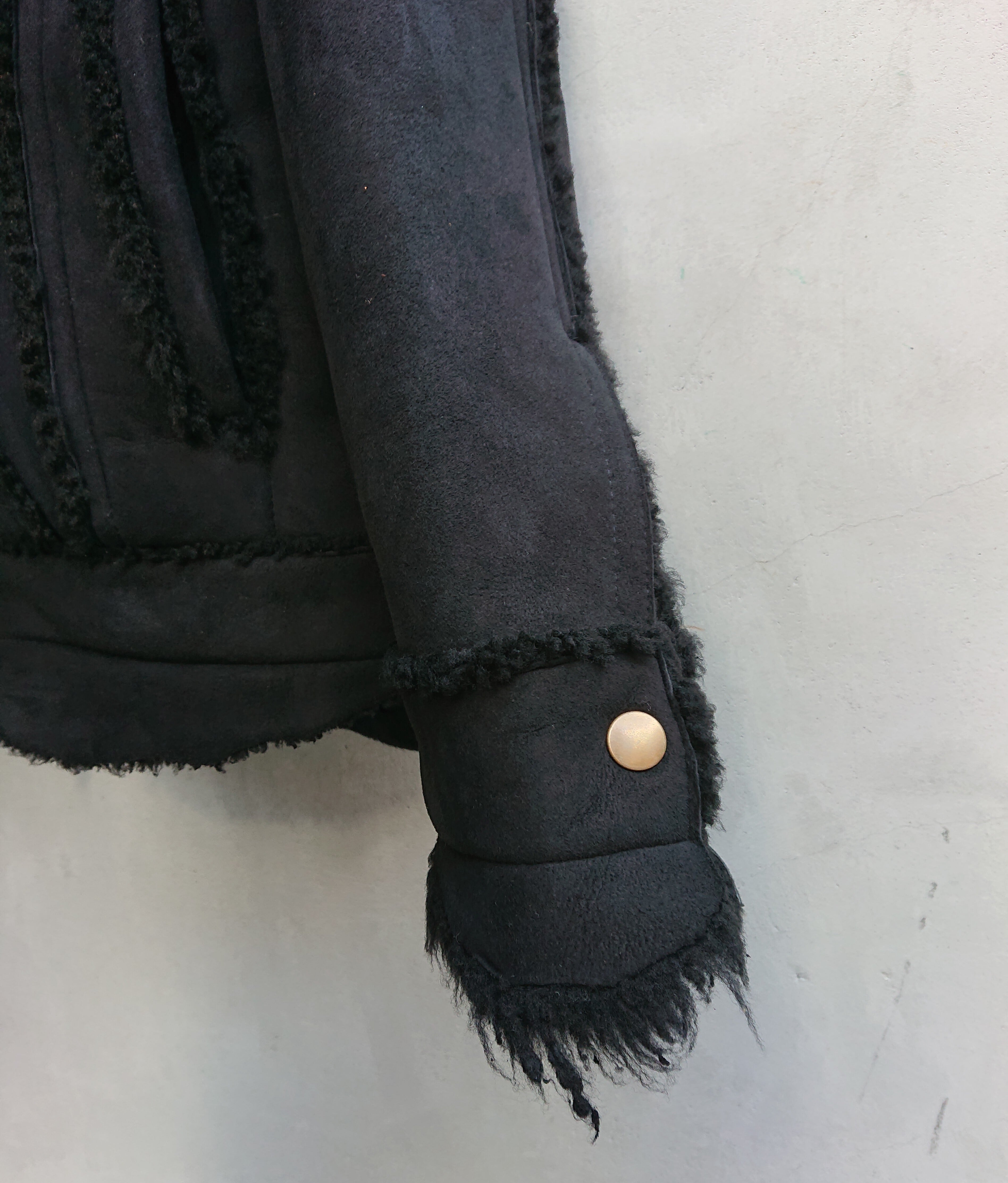 GOODKARMA DEVELOPMENT MOUTON TRUCKER JACKET 
