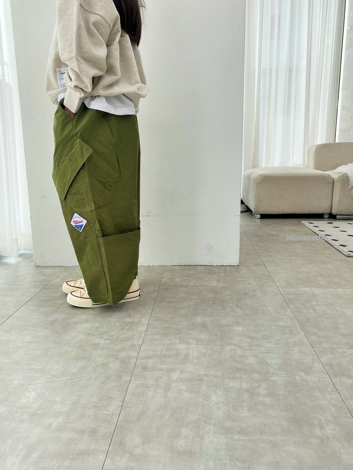 【予約】DRESS MONSTER 変形カーゴパンツ 120~160