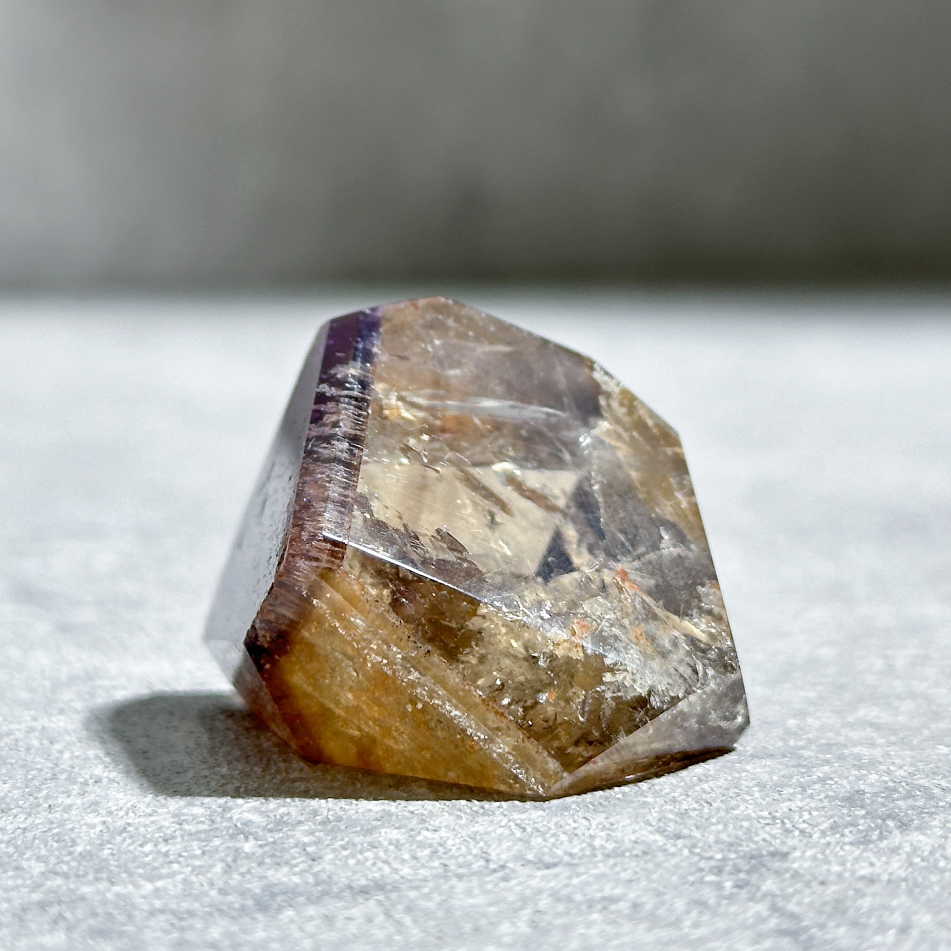 虹◎ゴイアス州クリスタリーナ産ドリームコートシトリン フリー