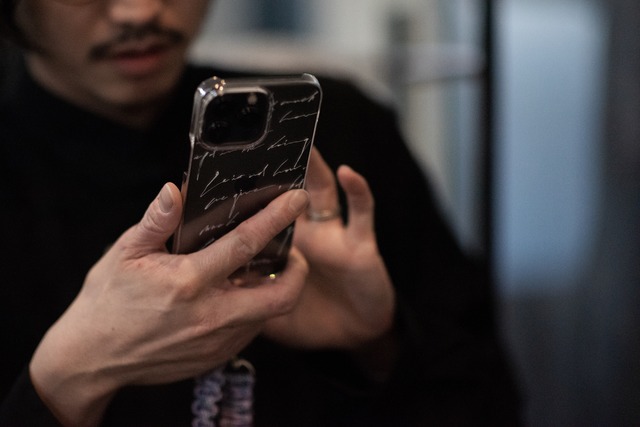 iPhone case_calligraphy  wht［受注生産］