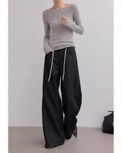 Boat neck slim-fit Knit L0100