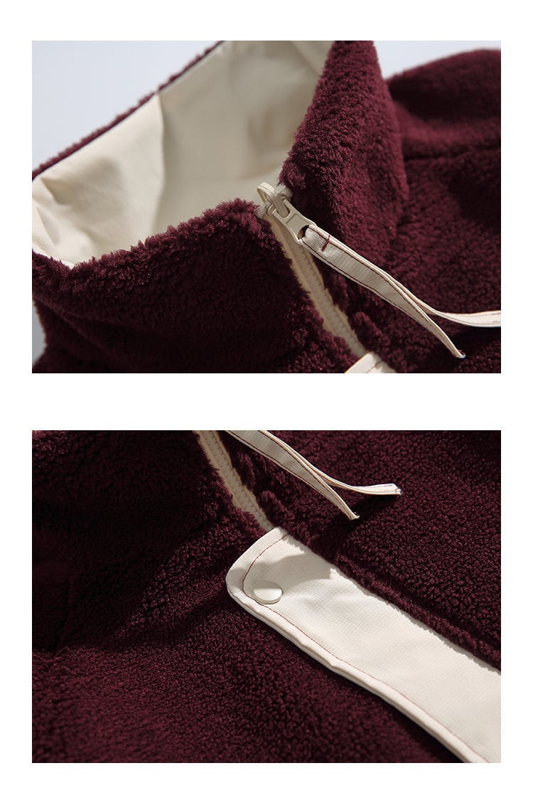リバーシブルボアフリースジャケット / Reversible Boa Fleece Jacket