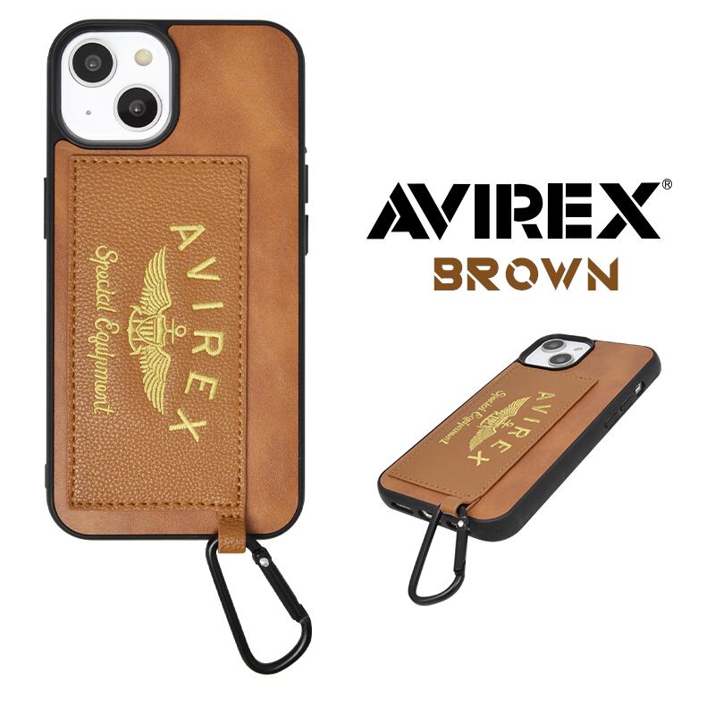 AVIREX 「刺繍ロゴスマホケース」 | mfactory