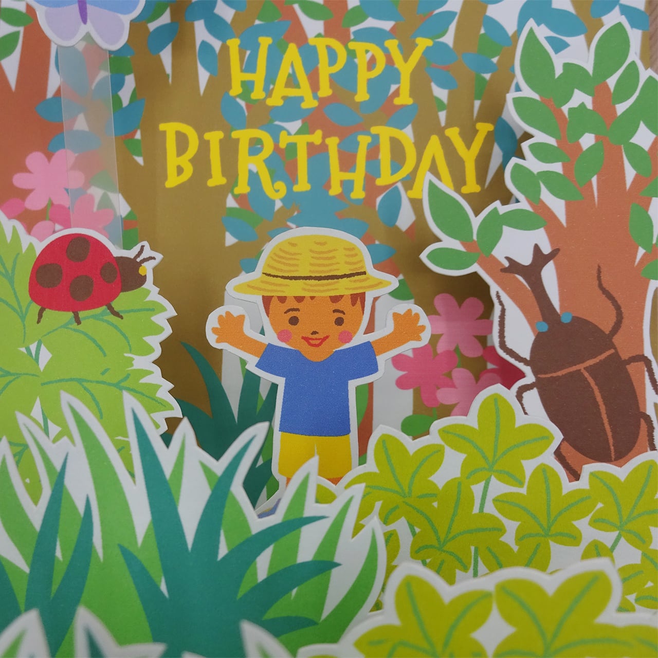誕生日カード ☆ 男の子【 Bugs World 】 | coconut mimpi Online Shop
