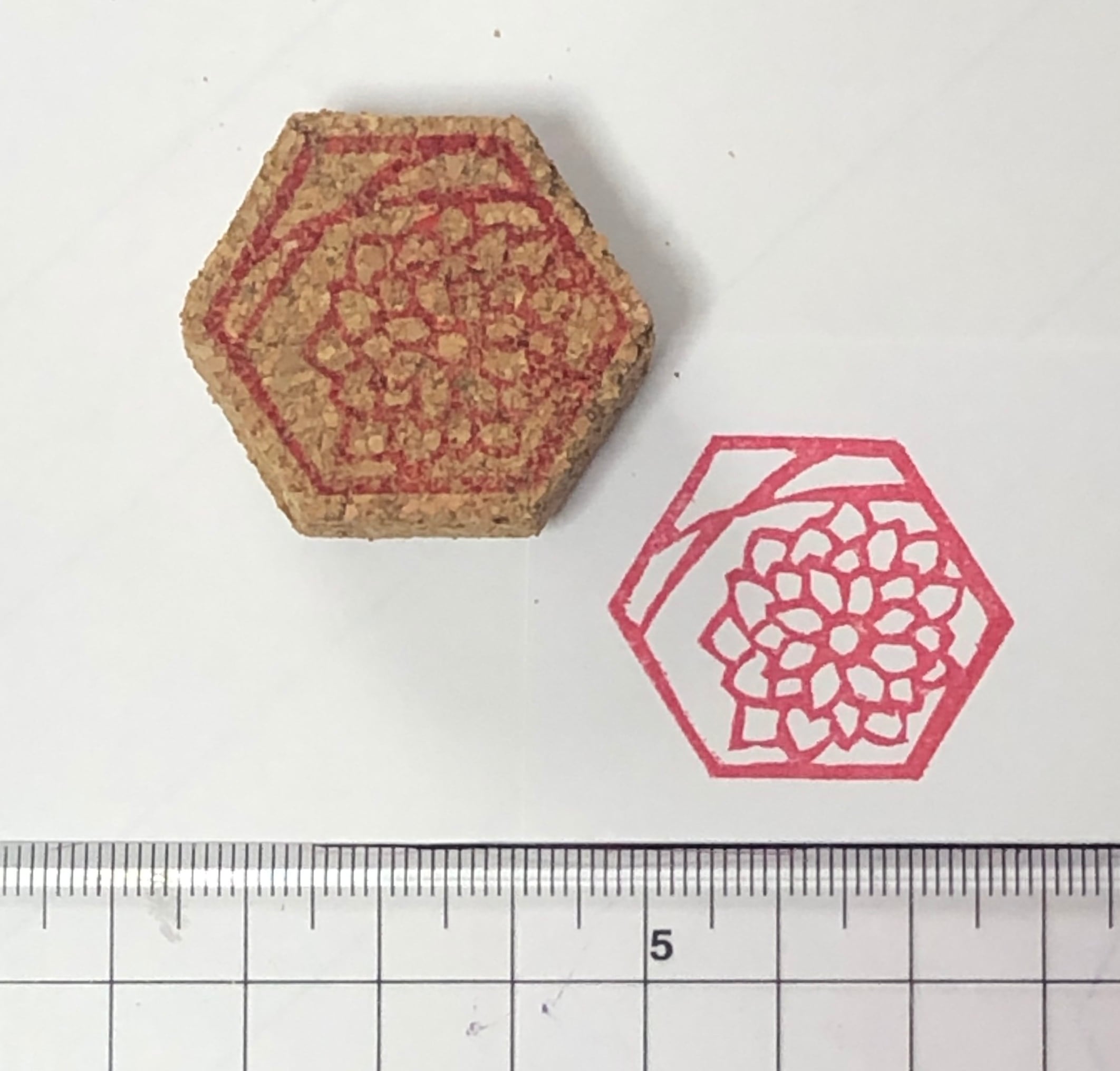 花】消しゴムはんこ | Orange Smile＊Steel Pan Tamaki