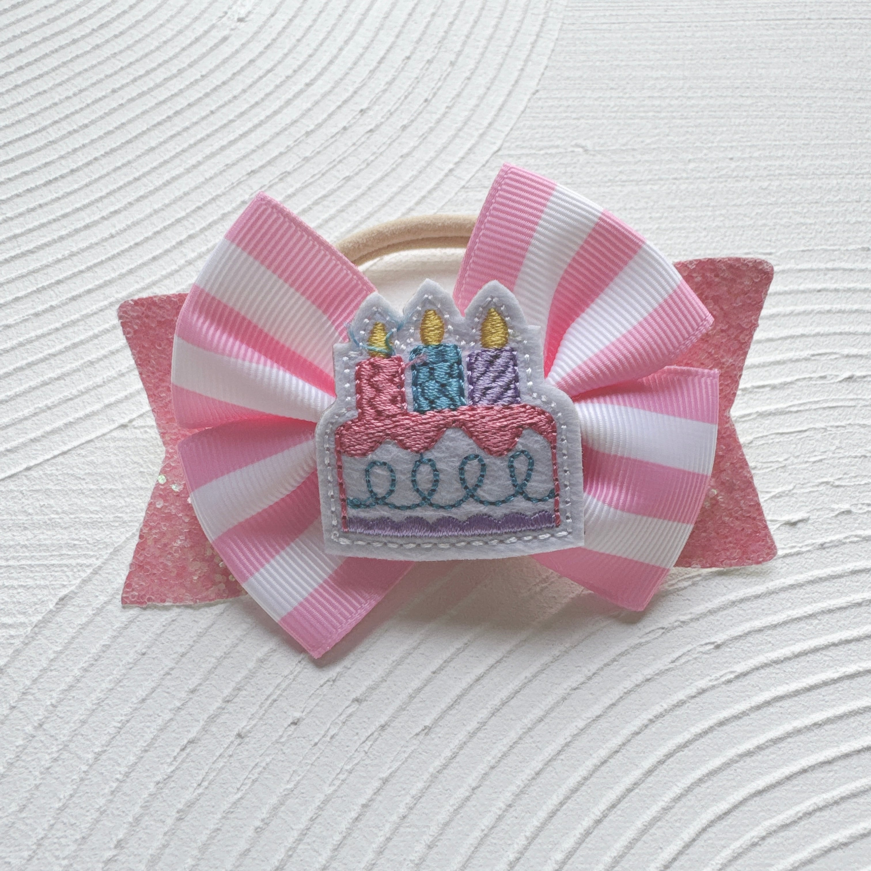 お誕生日リボンヘアバンド