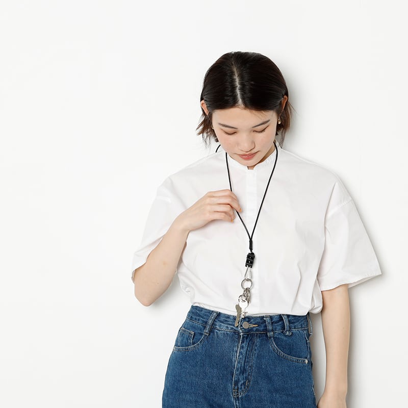 ネックキーホルダー（ Neck Keyholder BLK / F052DN ) | dono