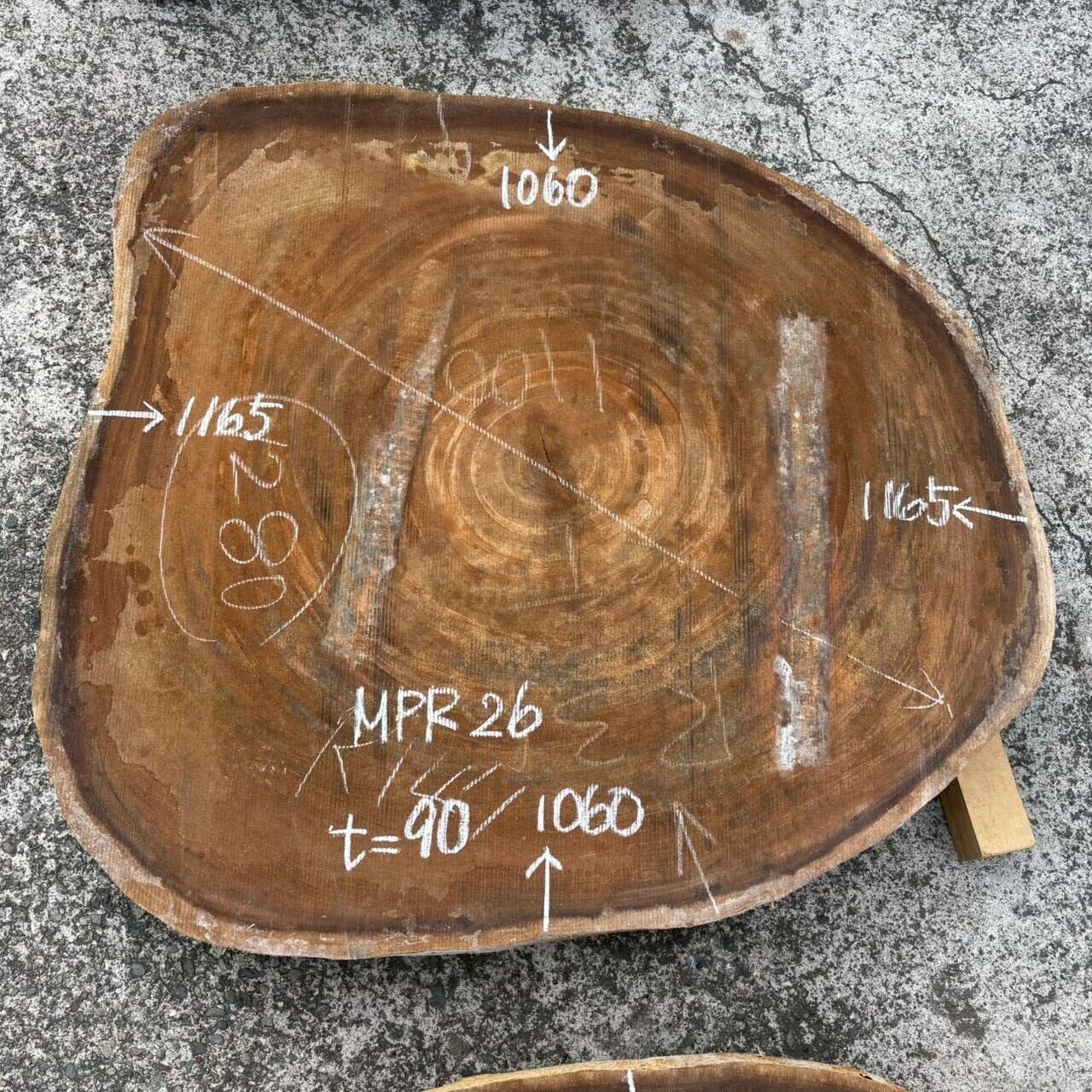 【輪切り】モンキーポッド_1165×1060×90_Web限定_オーダー用原板 N2792