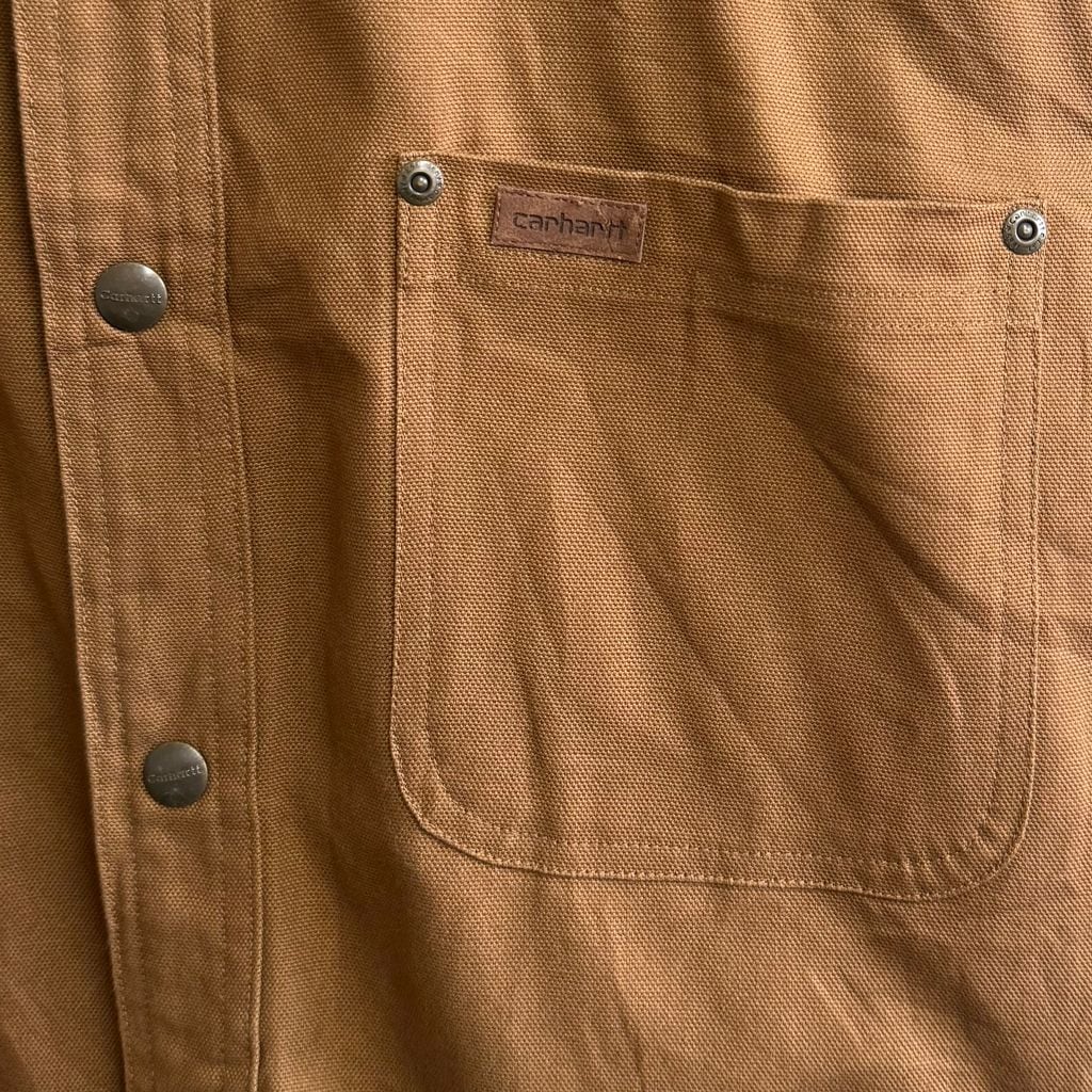 Carhartt カーハート ダック地シャツジャケット 裏地チェック柄