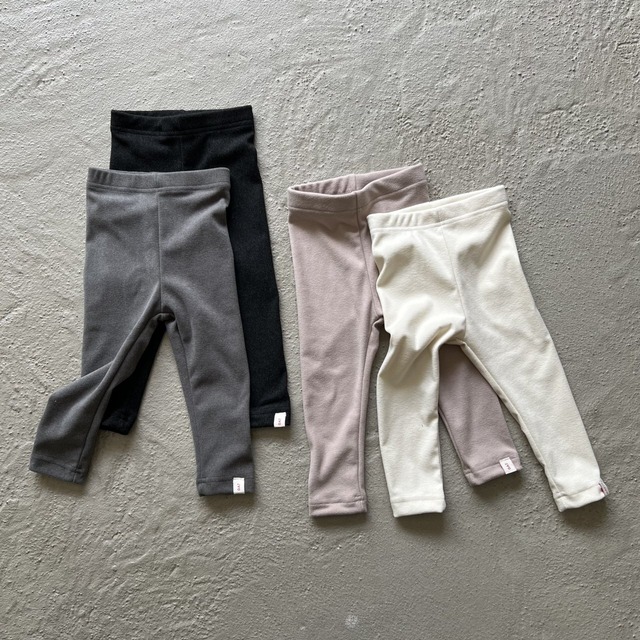 〘即納〙L size_oatmeal / 25 Basic leggings