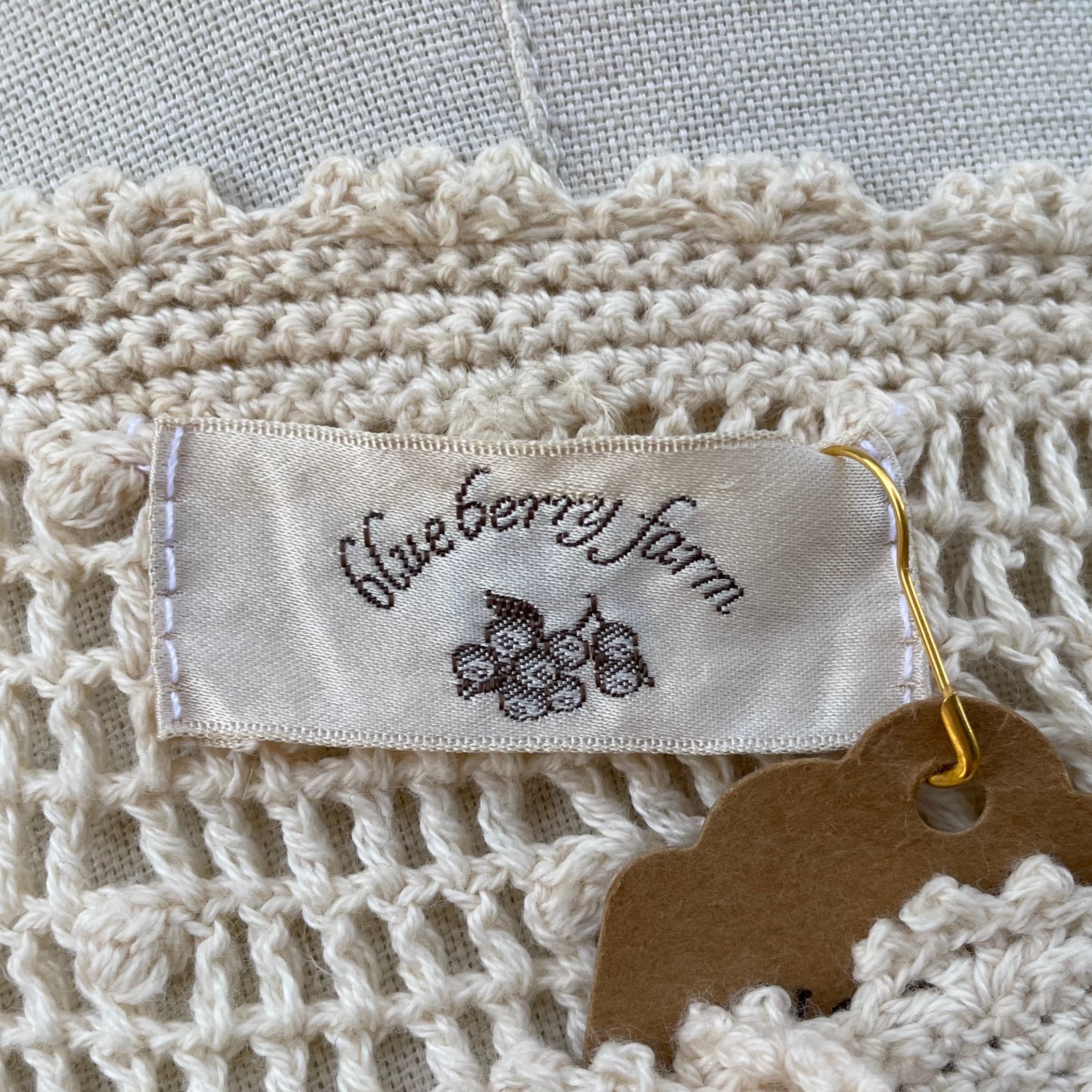 flower basket motif crochet cardigan 〈レトロ古着 花かご flower basket motif crochet cardigan 〈レトロ古着 花かご