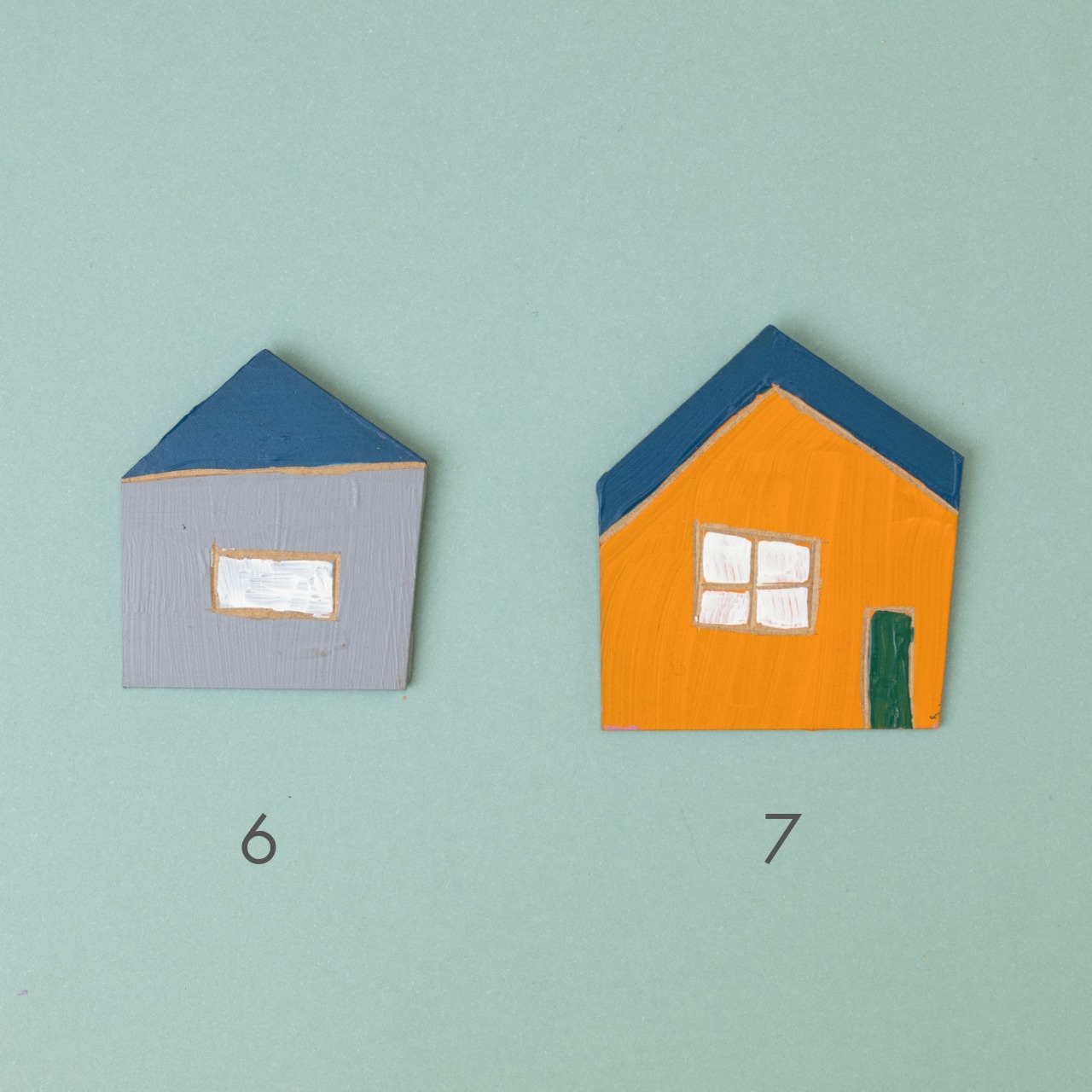 < あきやまりか > 木製パネル作品 - 2