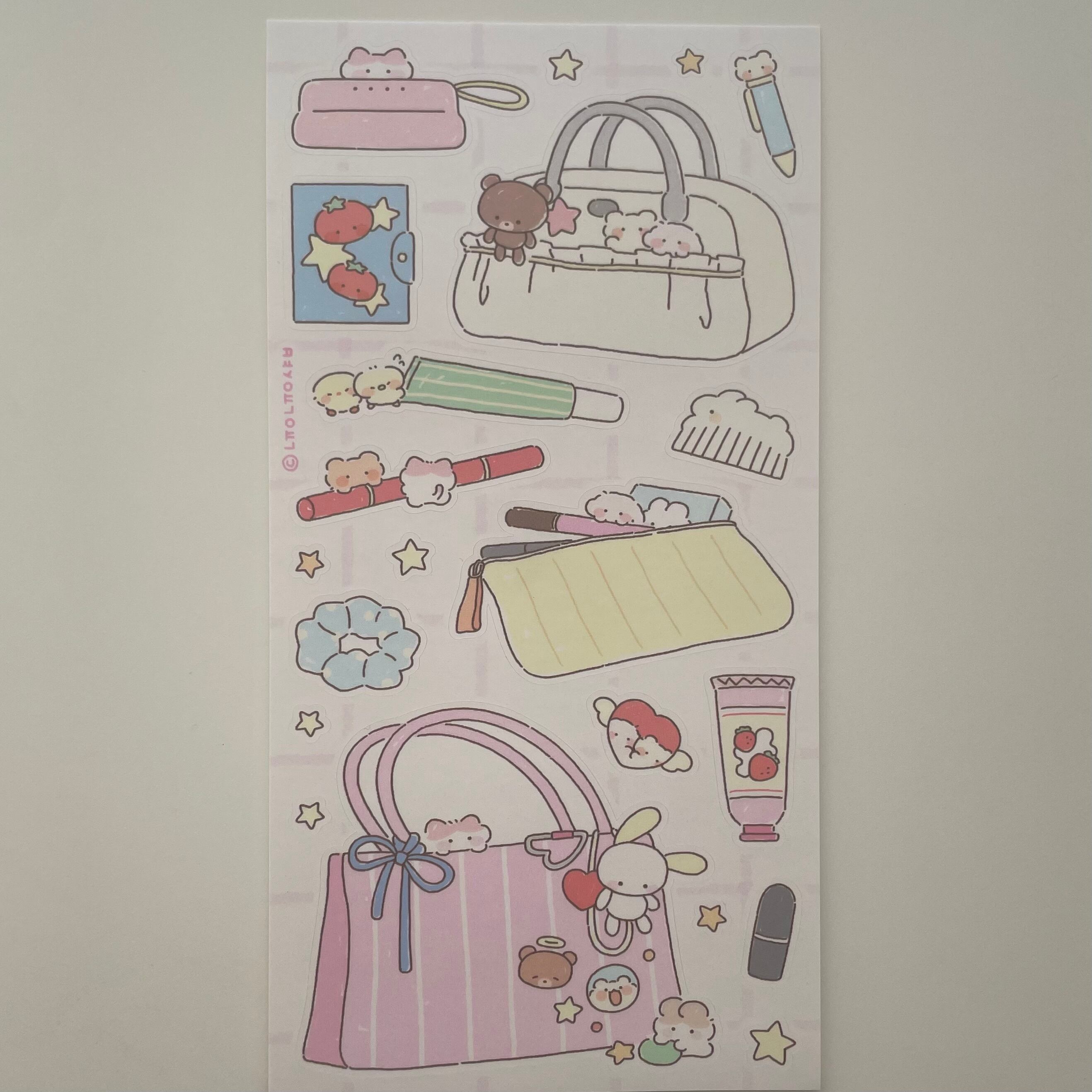 nyung nyung shop 〔sticker-bag- 〕