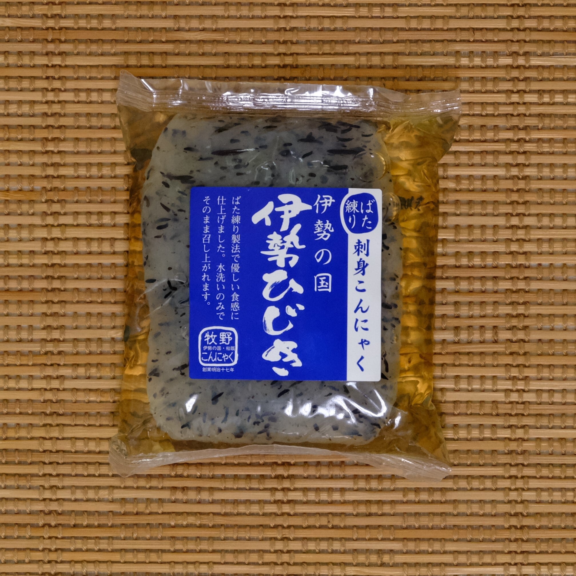 伊勢ひじきばた練り刺身こんにゃく | 伊勢の国・松阪 ばた練り本舗