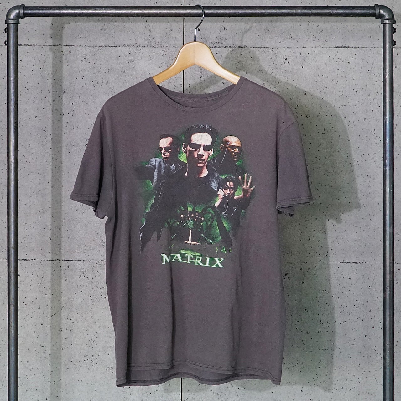 P1684 MATRIX モーフィアス パロディ ムービーTシャツ 希少 レア 
