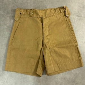 70-80s イギリス軍 グルカショーツ ベージュ 実物 ミリタリー