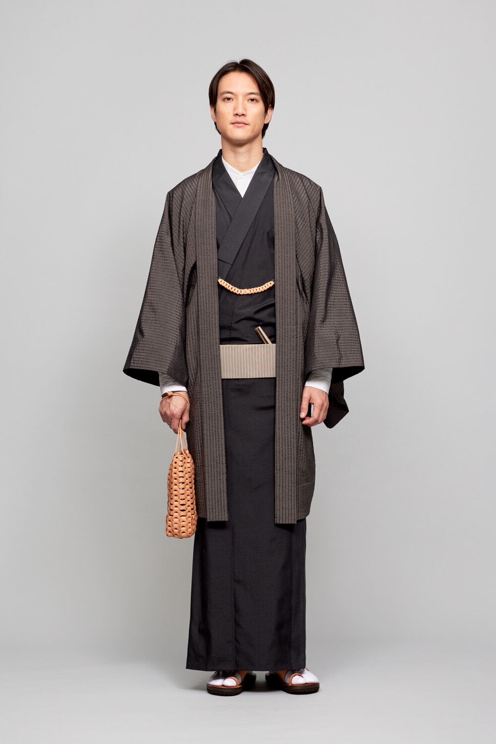 新品 反物 十日町絣 越後 真綿くびり絣 伝統的工芸品 正絹 紬 和装 着物