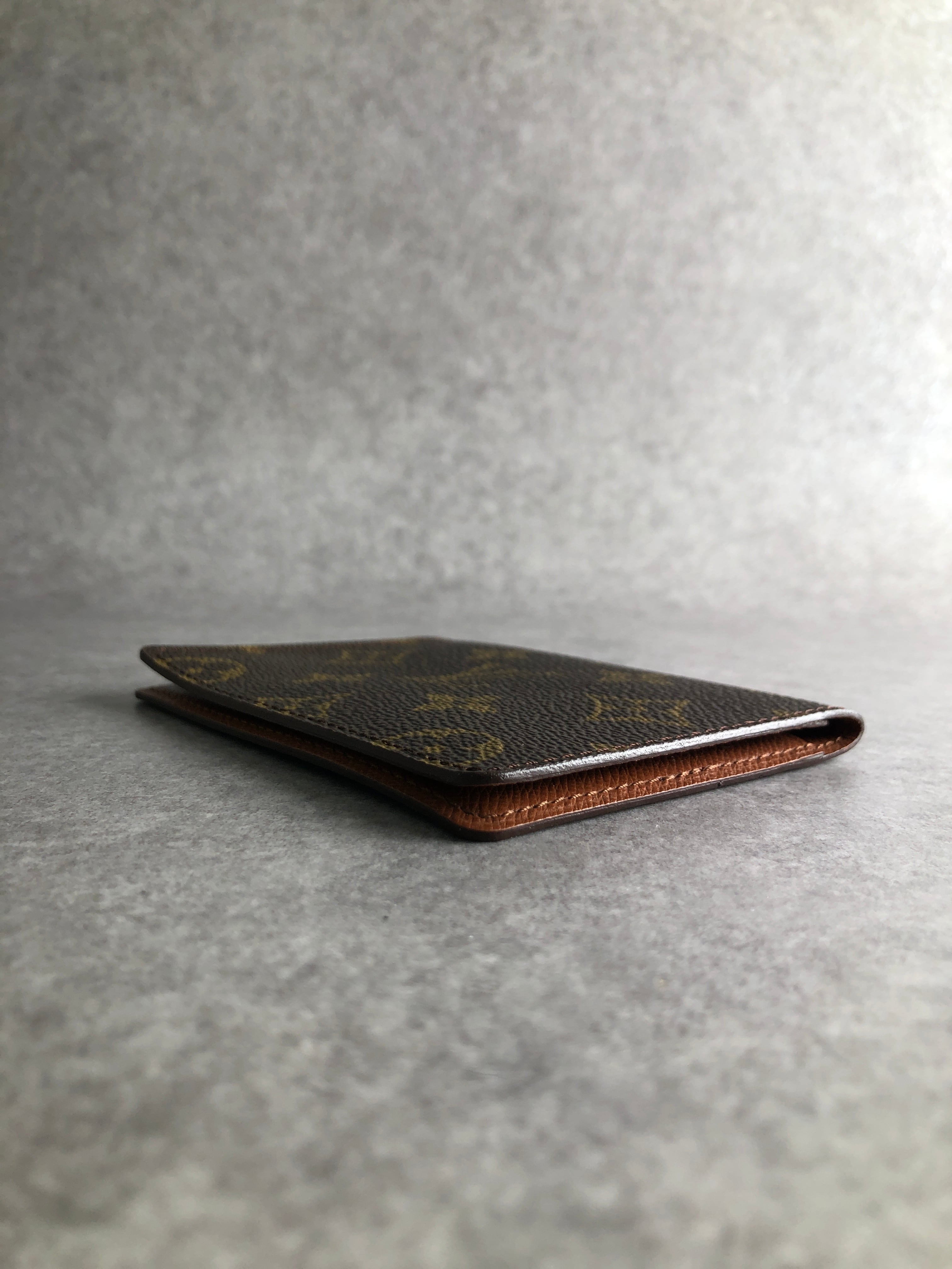 LOUIS VUITTON ルイヴィトン モノグラム カードケース ブラウン PVC