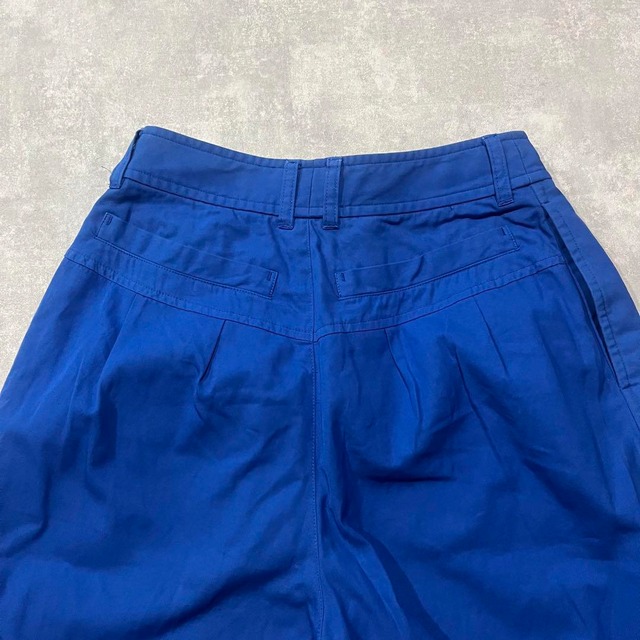 issey miyake 10ss クロップド バルーンパンツ ブルー | CHASE 