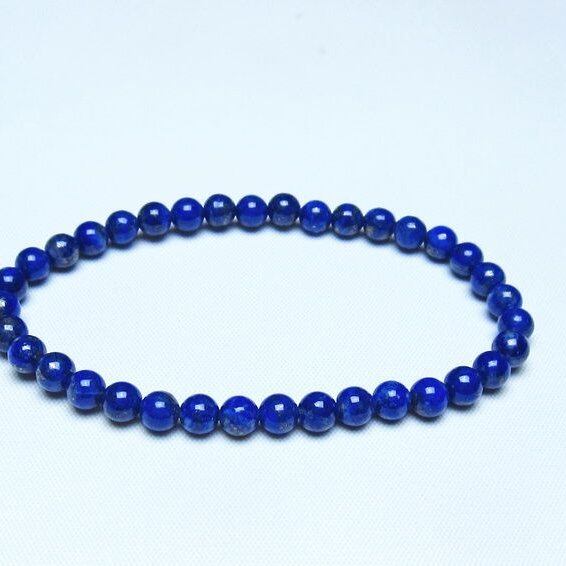 ラピスラズリ ブレスレット 5mm 一点物 メール便可 [M便 1/10] 111-48310