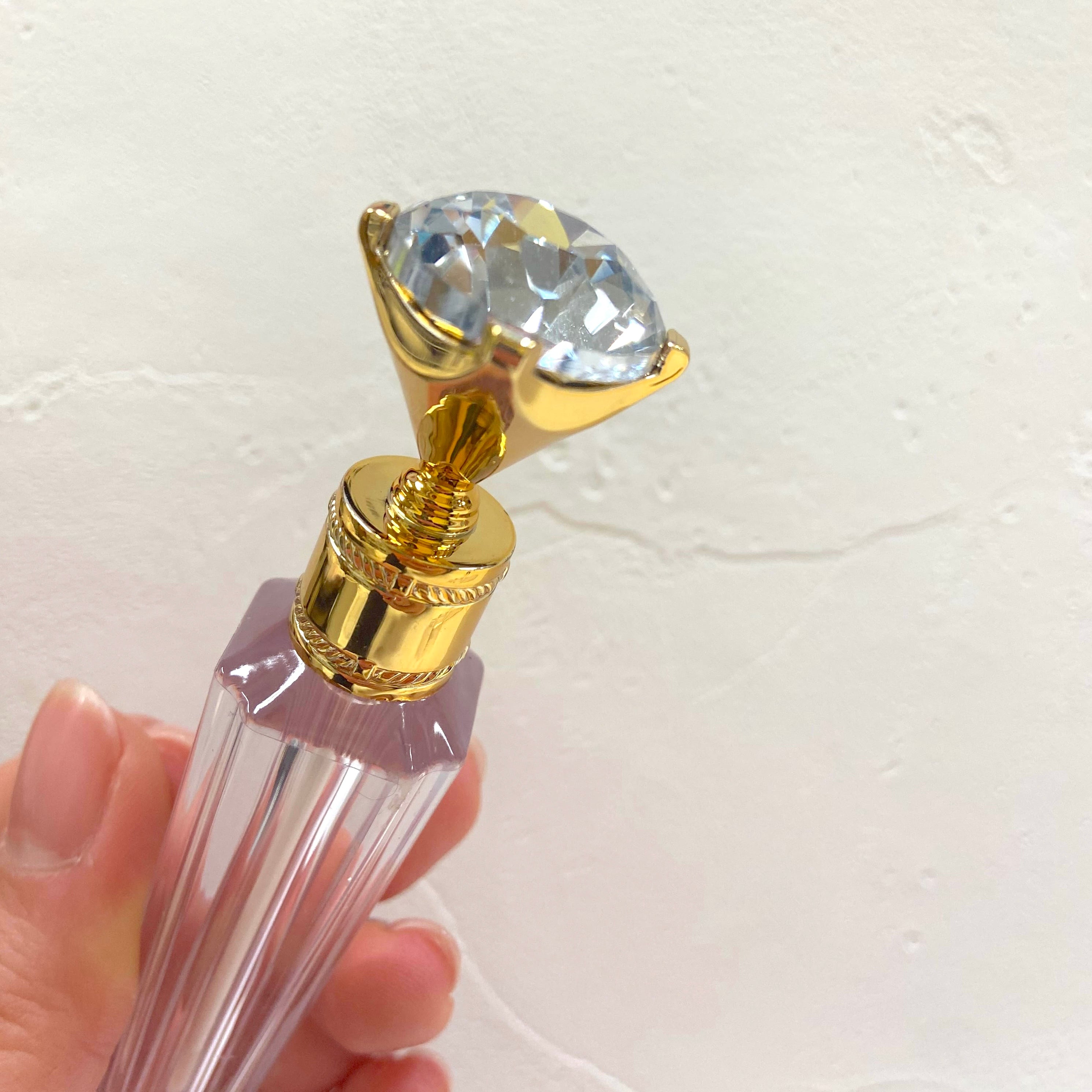 ダイヤカット リップグロス 詰替容器】3ml 1本 プラスチック クリア