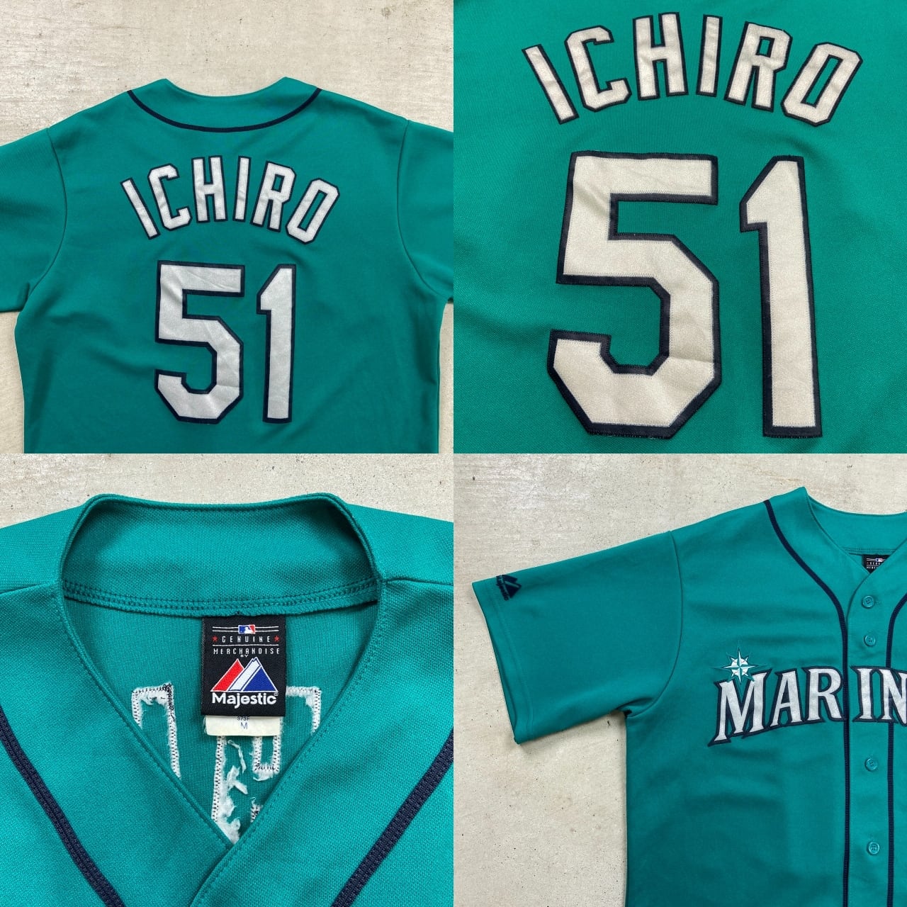 01年 シアトル マリナーズ イチロー Tシャツ M / MARINERS #51 ICHIRO 