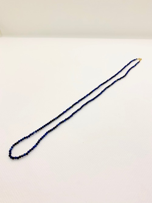 70cm ラピスラズリ Lapis lazuri チェーンネックレス（幅2.5mm）