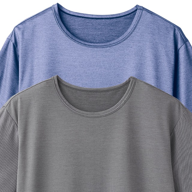 コンフォートクール ショートスリーブ ロングテーパードパンツ 上下セット メンズ