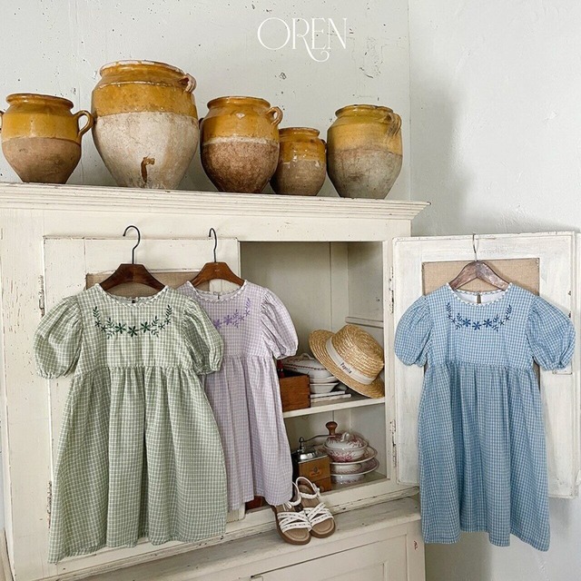 【 OREN / 予約 】(kids) Amelie Vintage Dress
