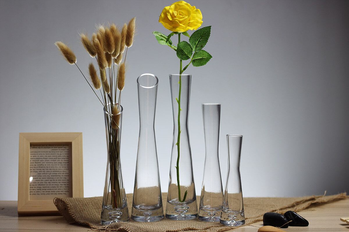 小さなガラス花瓶 5個セット Space Lights