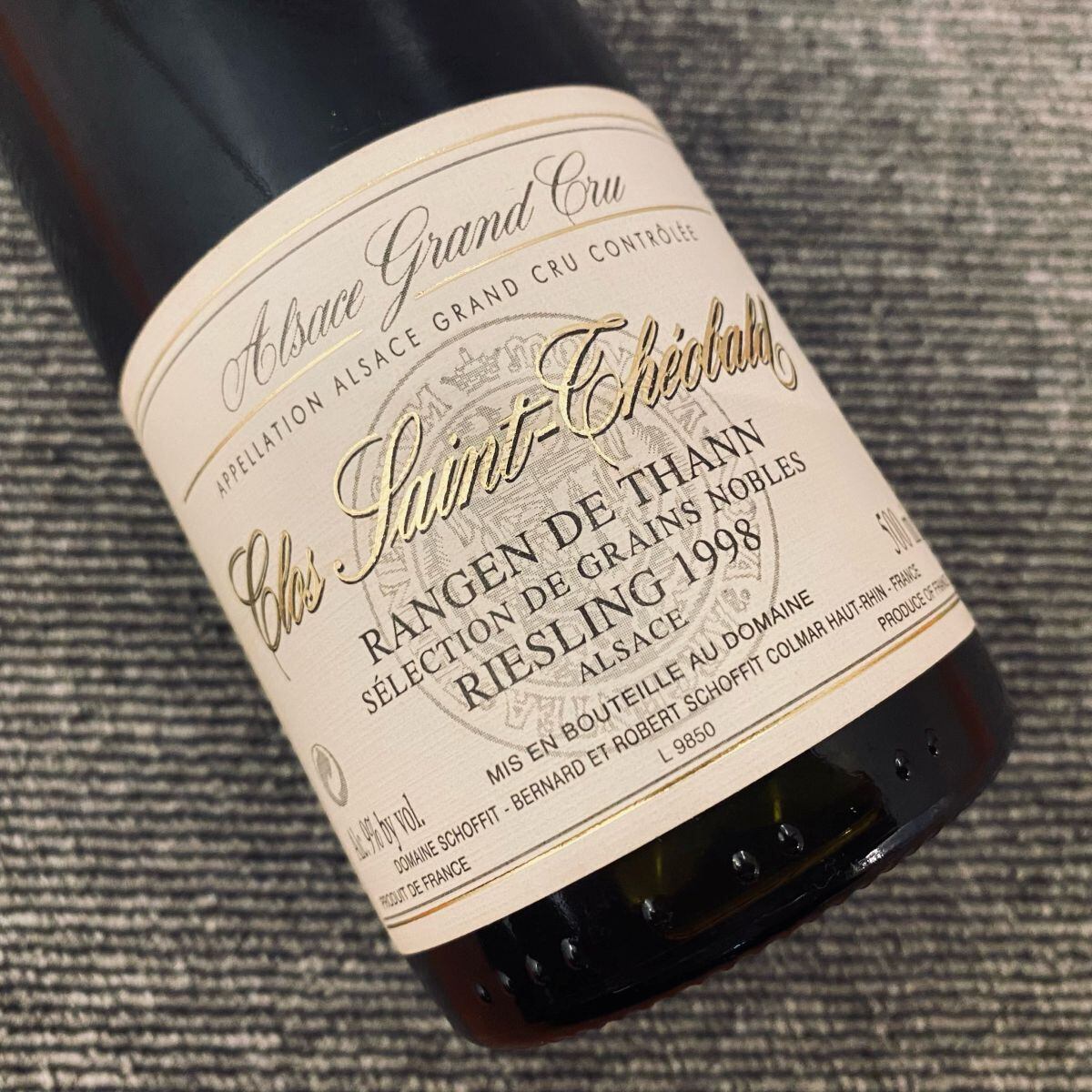【500ml】1998年 アルザス・リースリング グラン・クリュ・ランゲン クロ・サン・テオバール セレクション・グラン・ノーブル / ショフィット