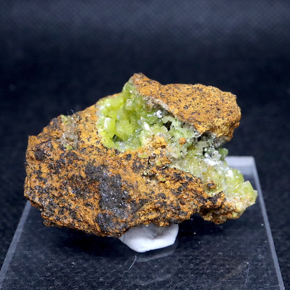 パイロモルファイト産地12.94g　緑鉛鉱　パイロモルファイト　鉱物標本