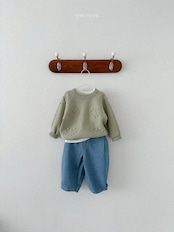 minirobe 26/SS Love eyelet knit