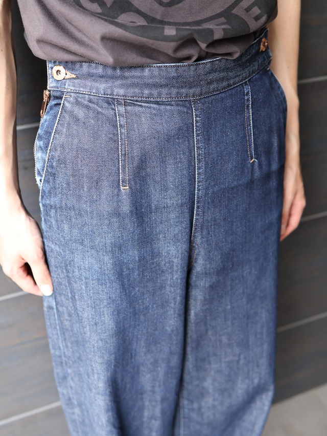 【diesel】waist design straight denim pants