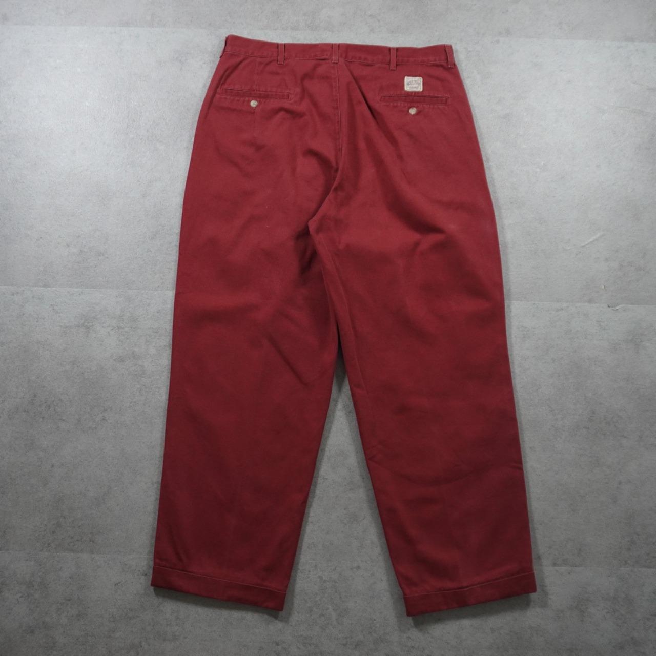 90s 初期型 USA製 Polo by Ralph Lauren POLO CHINO red W36L29相当 古着 - 3
