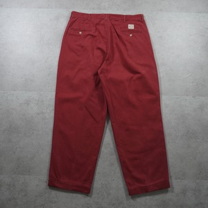 90s 初期型 USA製 Polo by Ralph Lauren POLO CHINO red W36L29相当 古着