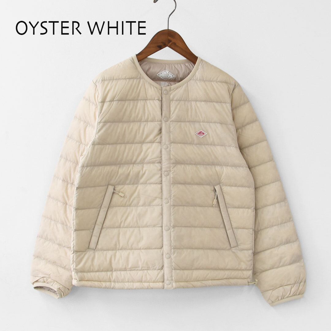 新品 Dantonダントン インナーダウン ジャケット　OYSTER M DANTON [ダントン] W CREWNECK INNER DOWN JACKET [DT-A0001RRT