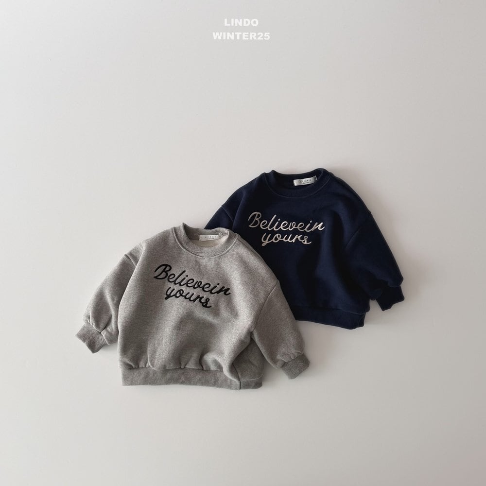 【予約商品】 believe sweatshirt