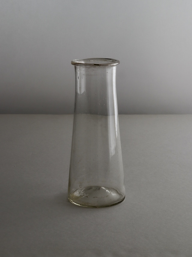 【SALE】 ヴィンテージ 牛乳瓶 手吹きガラス 19 / 【SALE】 Vintage Mouth Blown Milk Bottle 19