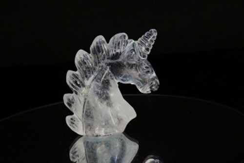 ユニコーン彫刻水晶　約42g