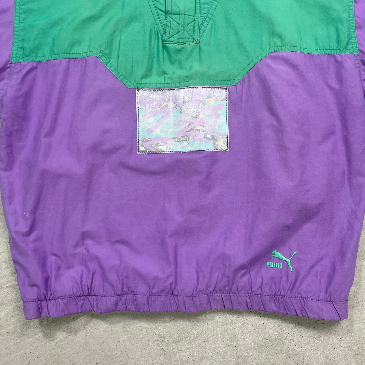 90年代 イタリア製 PUMA プーマ アノラックパーカー メンズL相当 古着 