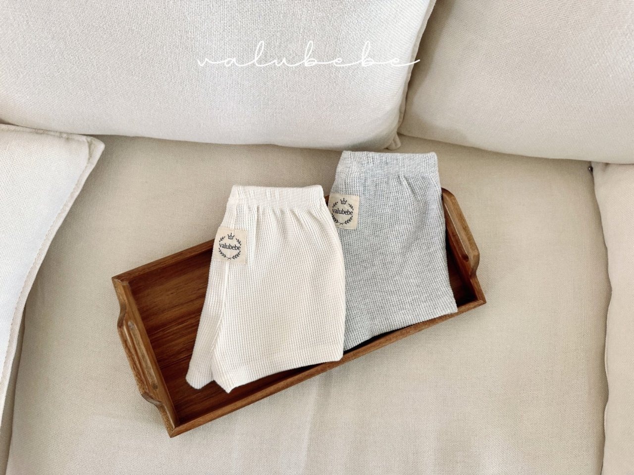 [valubebe] Croffle Waffle Pants / [벨루베베] 크로플와플팬츠