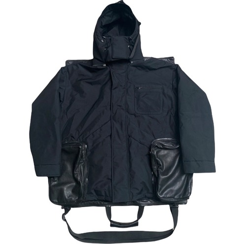 AW2018 VETEMENTS FOLDABLE BAG LEATHER JACKET