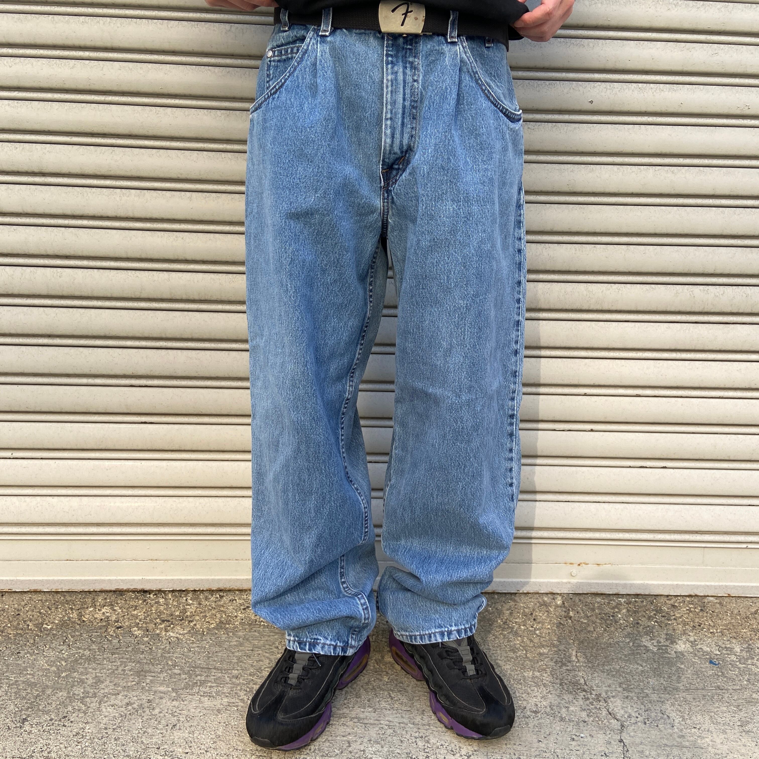 送料無料』90s USA製 Levi's silverTab デニムバギーパンツ W34 | 古着