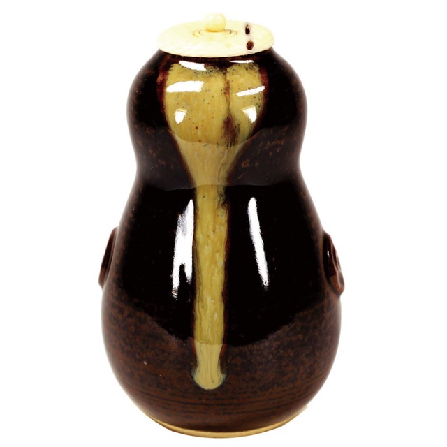 ぜぜ焼　玉水写し茶入